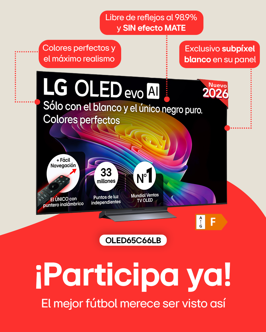 SORTEO LG OLED X JUANMA CASTAÑO