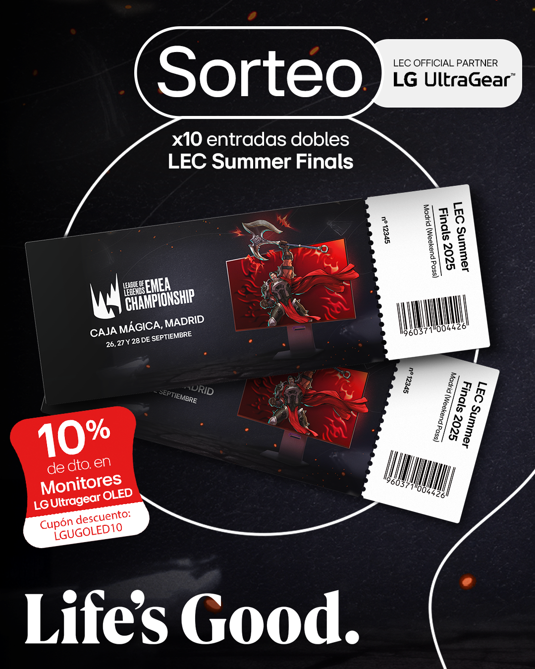 SORTEO MAHOU X LG